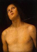 Pietro Perugino Bust of St Sebastian Sweden oil painting artist